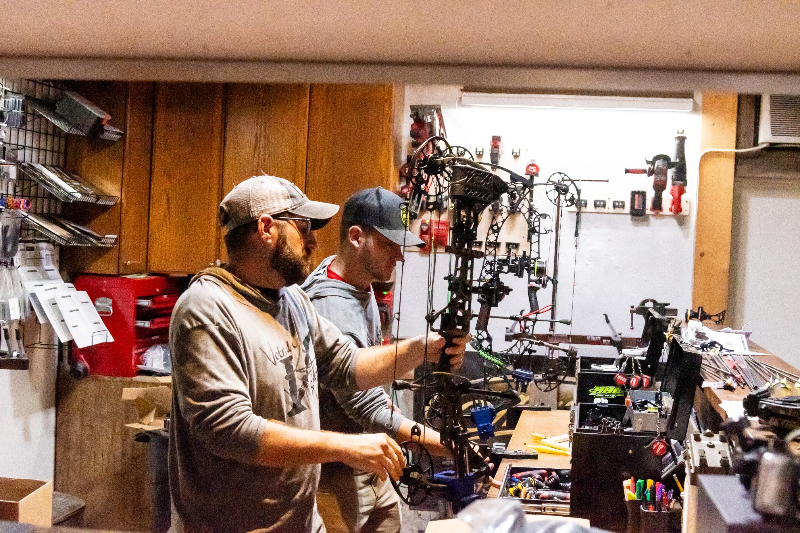 Gus and Casey Working