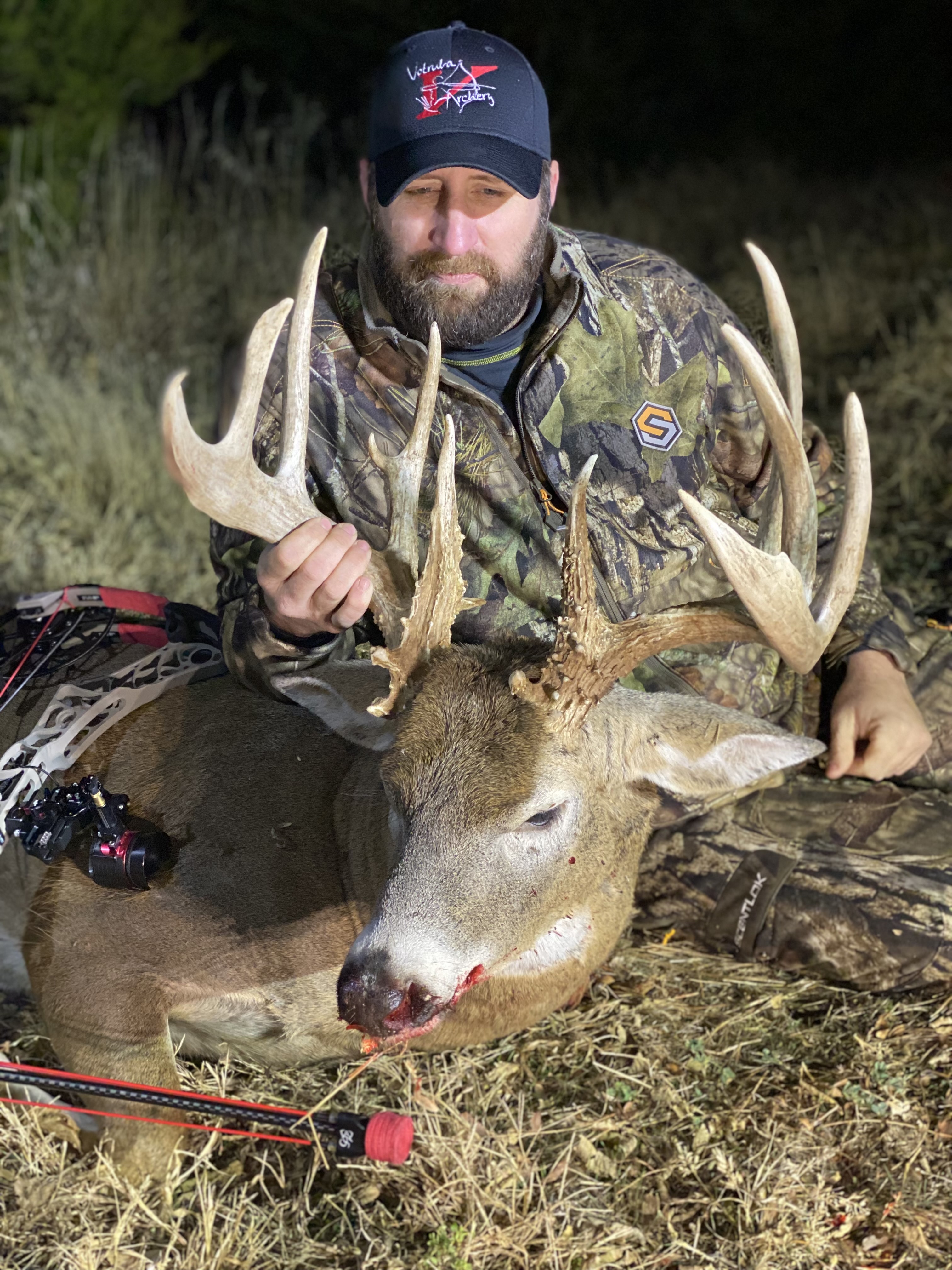 Casey with Deer